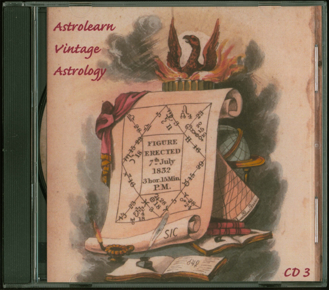 Astrolearn Vintage Astrology CD 3 Front cover