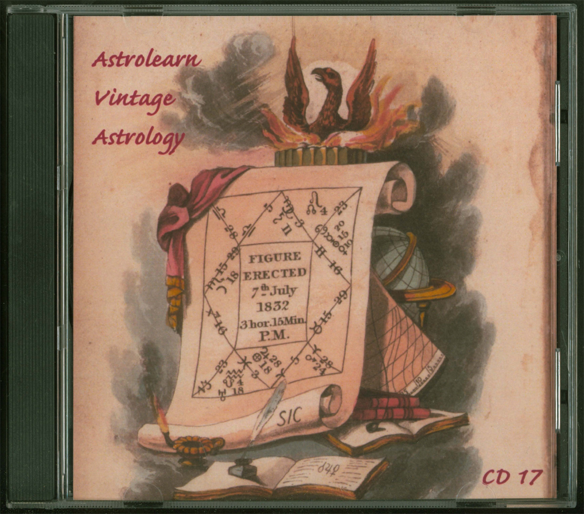 Astrolearn Vintage Astrology CD 17, Front cover