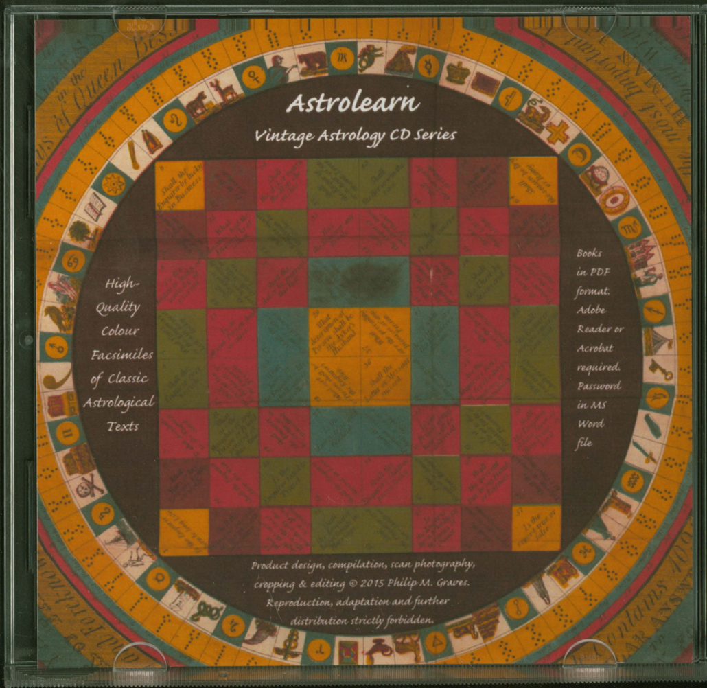 Astrolearn Vintage Astrology CD Series: Insides of covers