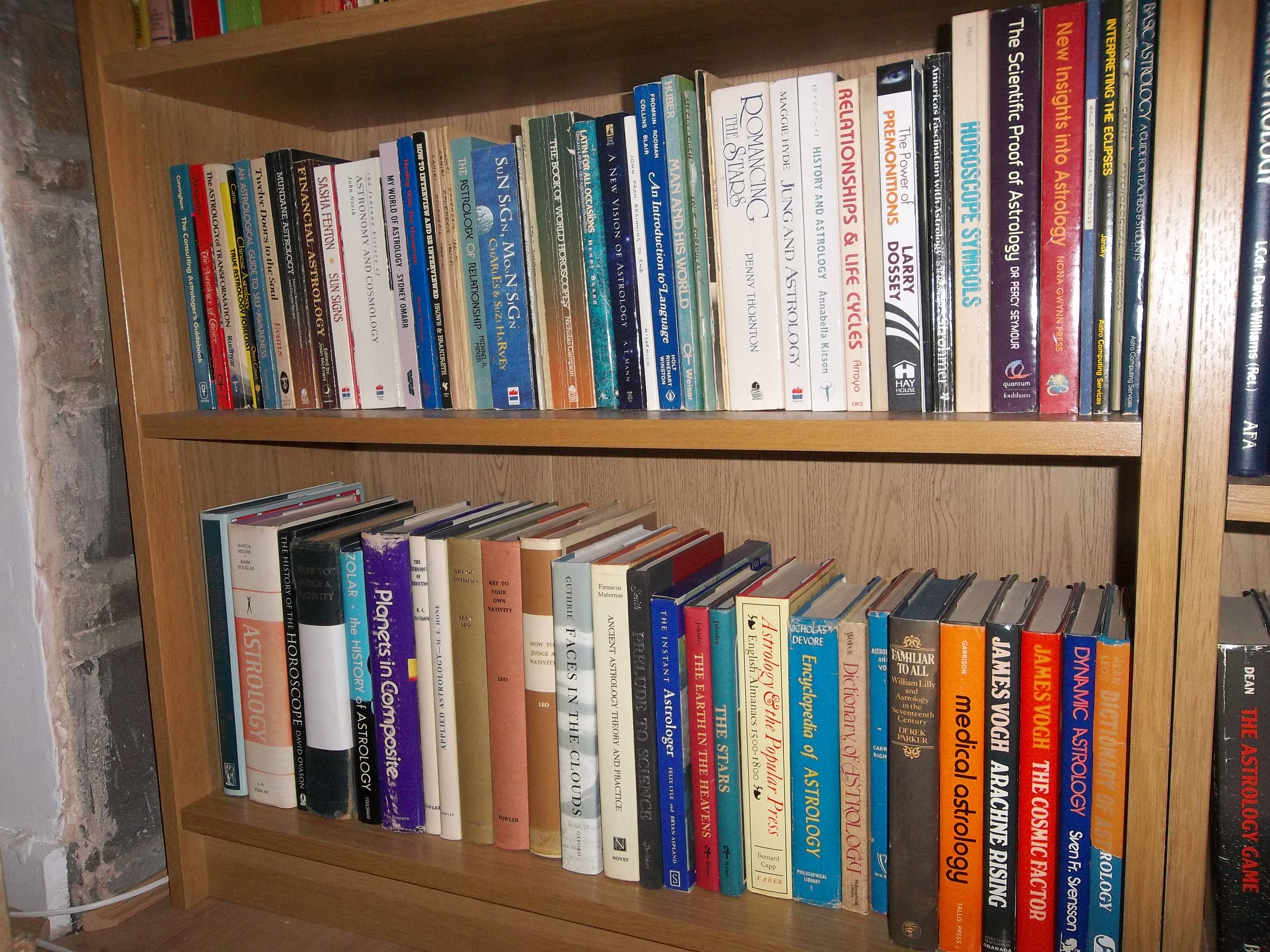 Geoffrey Dean books shelved 001