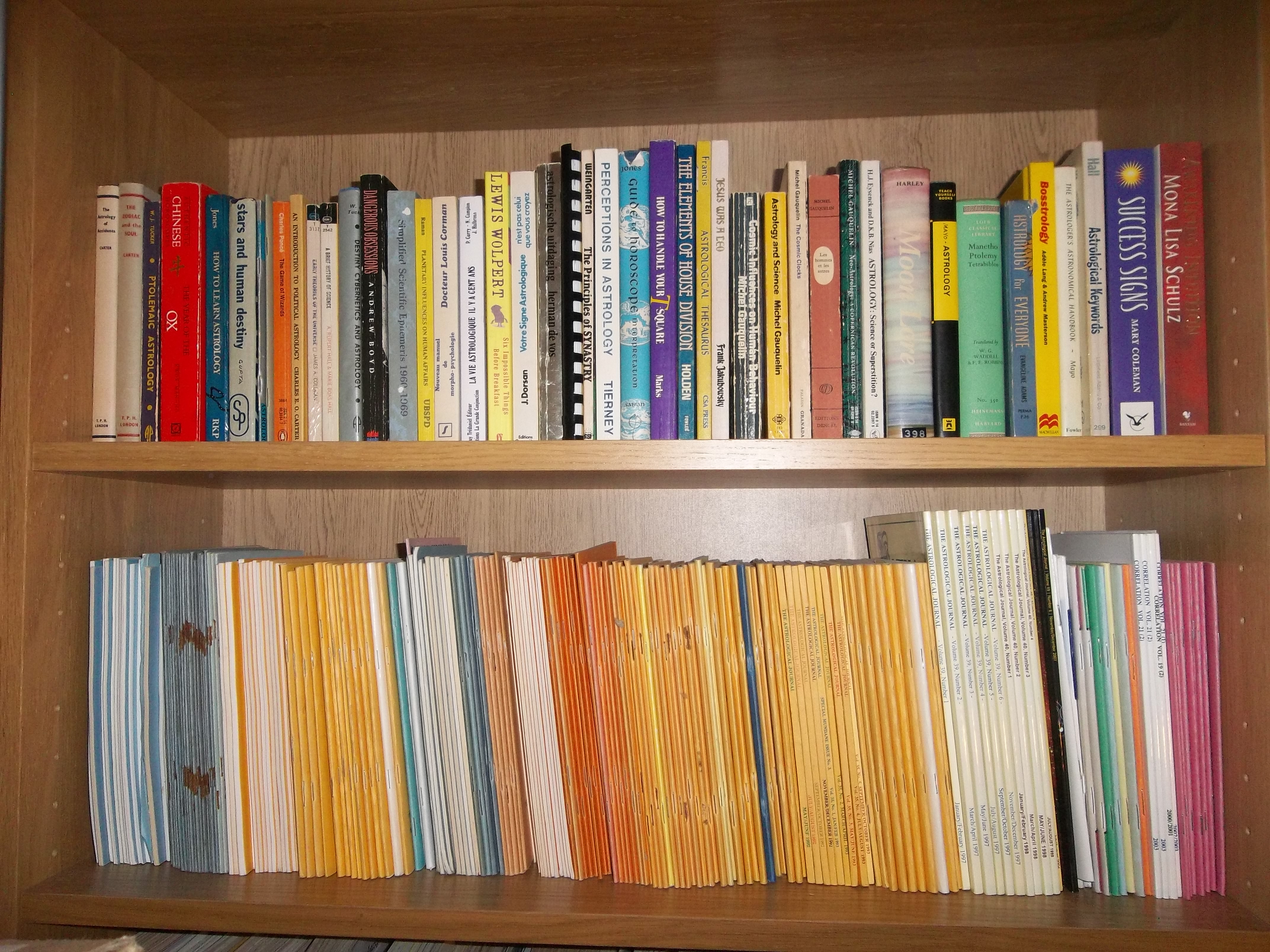 Geoffrey Dean books shelved 003