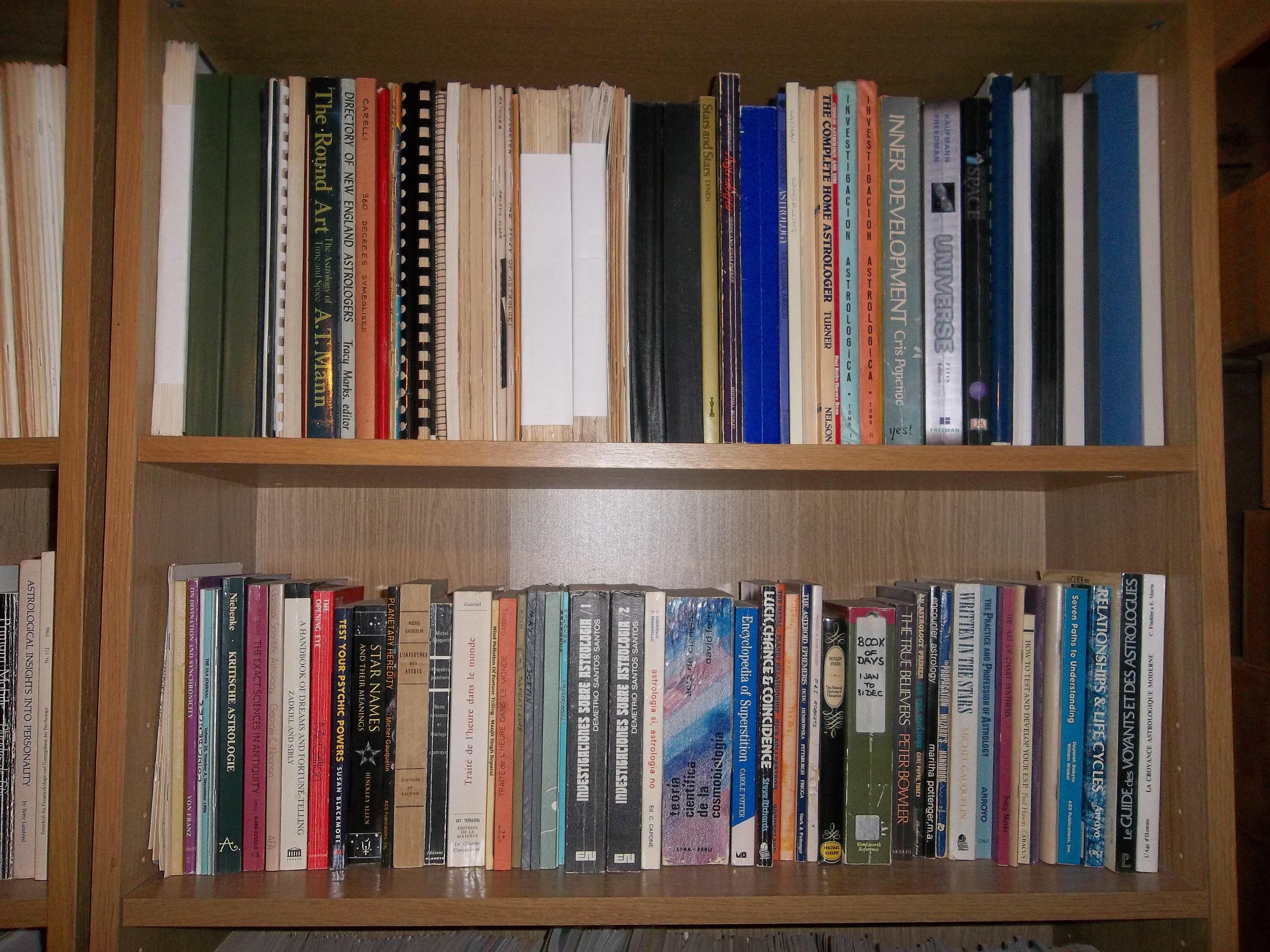 Geoffrey Dean books shelved 011