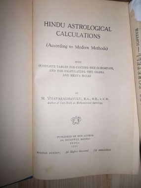 Indian astrology older books 082