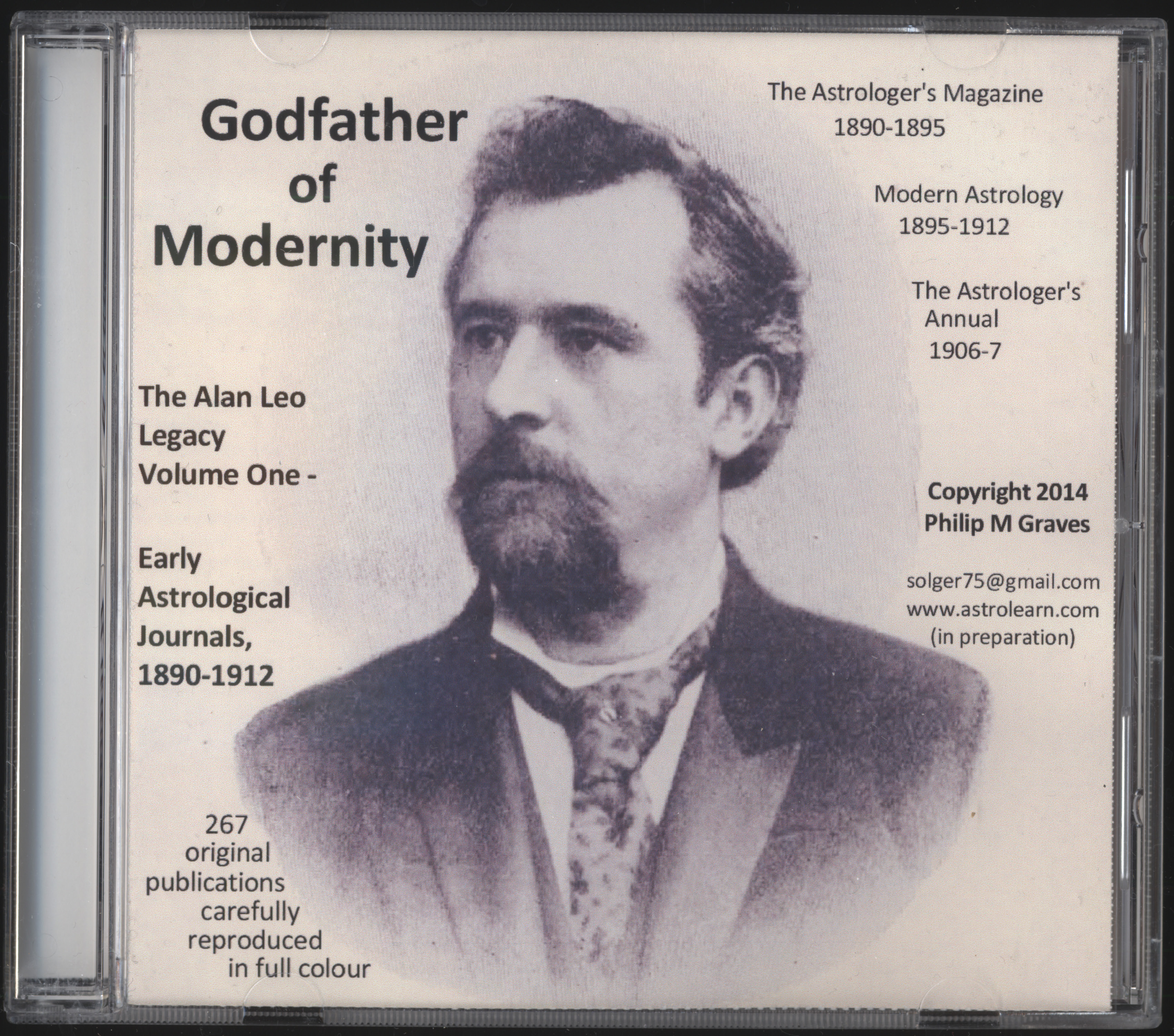 Godfather of Modernity: the Alan Leo Legacy Volume One - Early Astrological Journals, 1890-1912, DVD, Front Cover