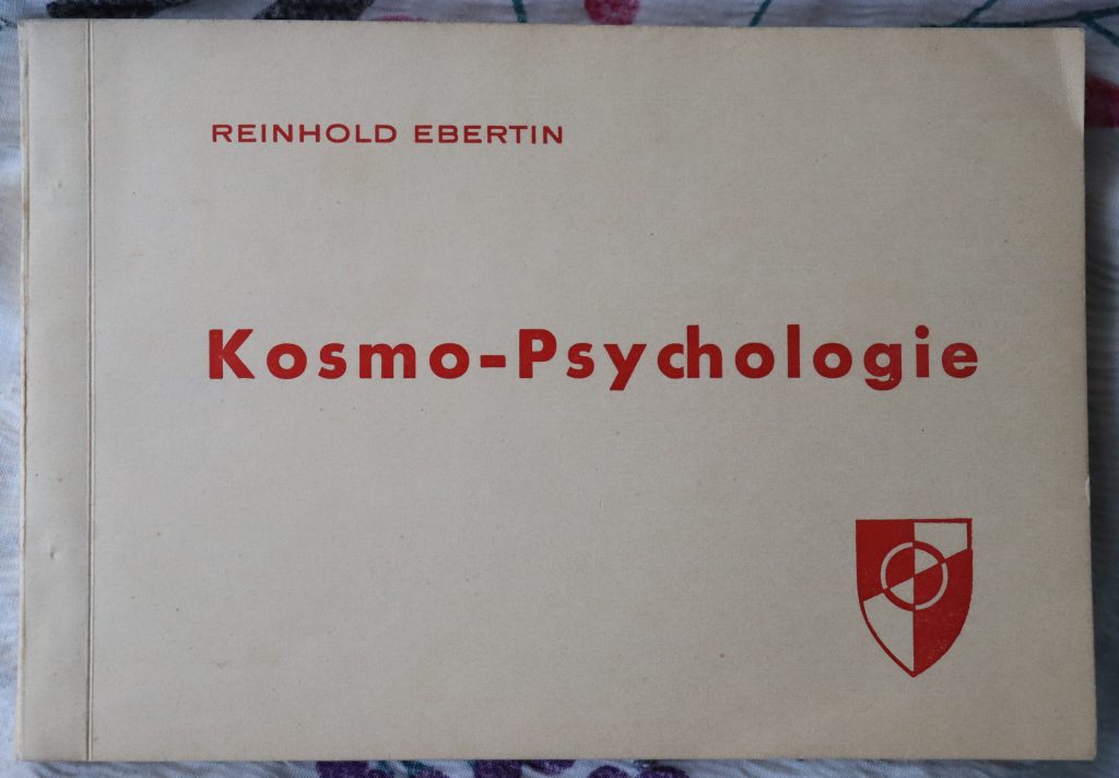 Reinhold Ebertin Kosmo-Psychologie 1948 or 1949 Front cover