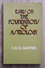 Charles Carter Essays on the Foundations of Astrology 1978 pb