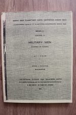 Michel & Françoise Gauquelin - Birth and Planetary Data Series A Volume 3: Military Men
