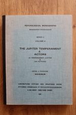 Michel & Françoise Gauquelin – Psychological Monographs Series C Volume 4: The Jupiter Temperament & Actors, Copy 1