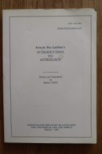 Michio Yano - Kusyar ibn Labban's Introduction to Astrology 1997