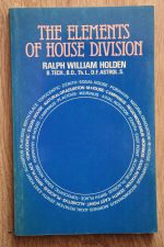Ralph William Holden – The Elements of House Division 1977, Copy 2