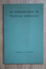 Charles Carter - An Introduction to Political Astrology 1951