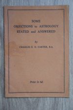 Charles Carter - Some Objections to Astrology Stated and Answered 1968