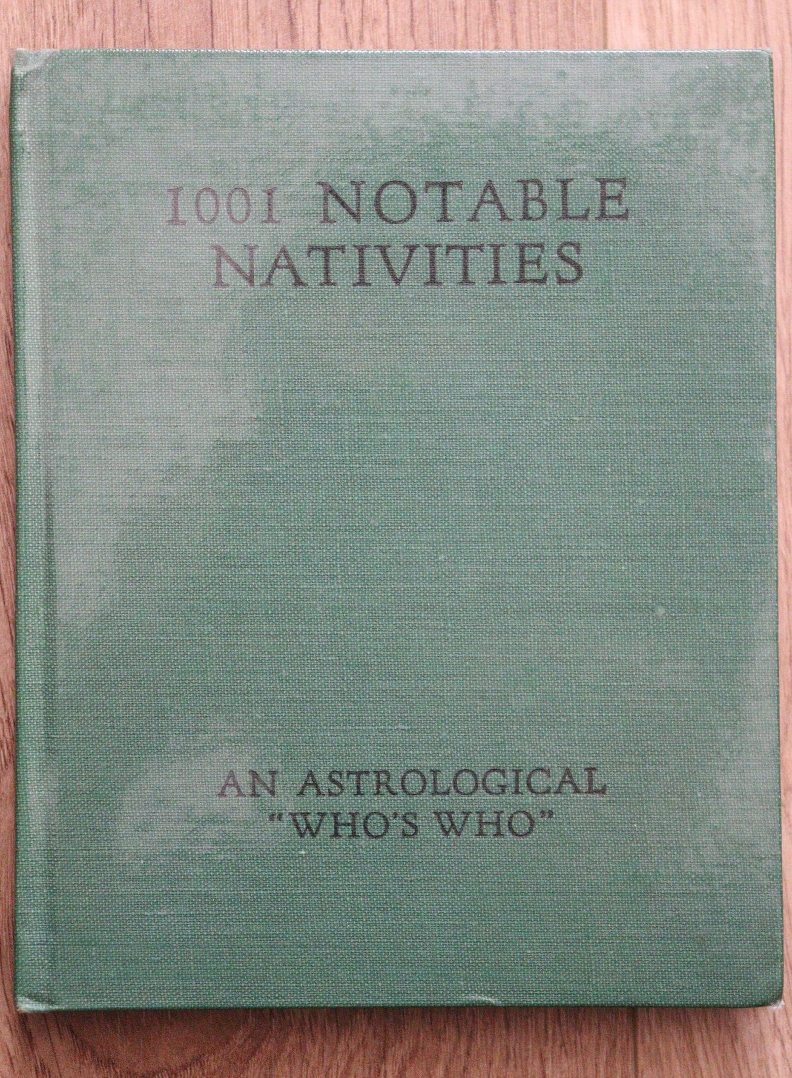 Alfred Barley – 1001 Notable Nativities c. 1945-1955