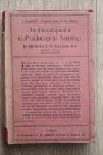 Charles Carter - An Encyclopaedia of Psychological Astrology 1926