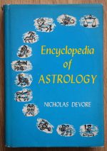 Nicholas DeVore - Encyclopedia of Astrology, Bonanza Books hb/dj, Copy 1