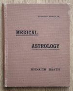 Heinrich Däath - Medical Astrology 1908, Copy 1