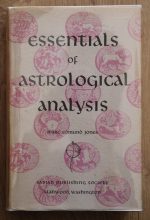 Marc Edmund Jones - Essentials of Astrological Analysis 1970 SIGNED