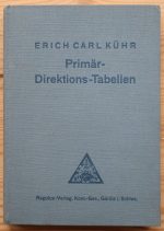 Erich Carl Kühr - Primär-Direktions-Tabellen 1932, Copy 1