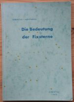 Ebertin-Hoffmann - Die Bedeutung der Fixsterne 1969
