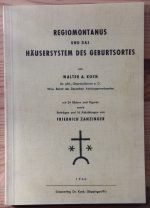 Walter Koch - Regiomontanus und das Häusersystem des Geburtsortes 1960, Copy 2