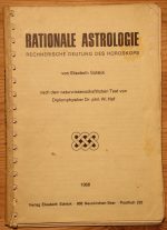 Elisabeth Schäck – Rationale Astrologie 1968, Copy 2