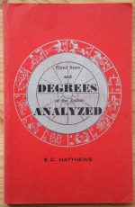 E. C. Matthews - Fixed Stars and Degrees of the Zodiac Analyzed 1968, Copy 1