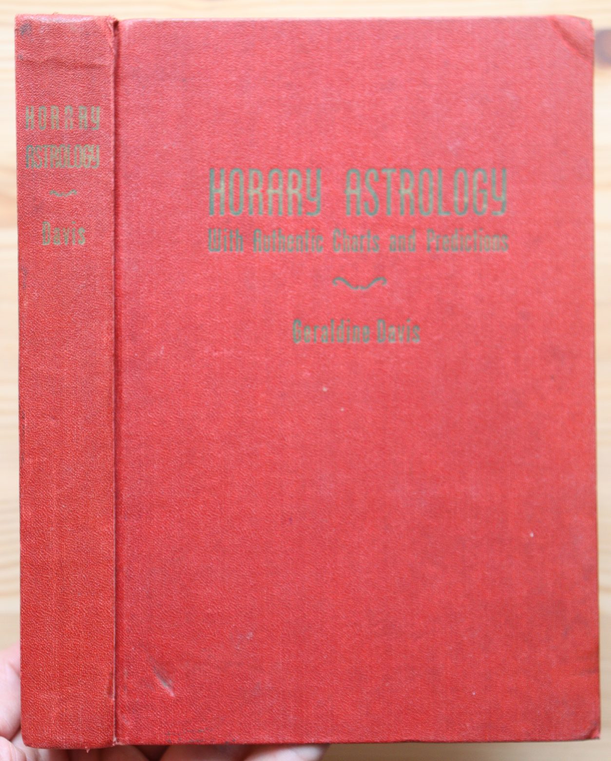Geraldine Davis Horary Astrology 1942 Copy 2