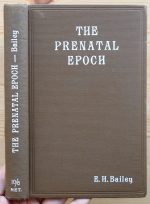 E. H. Bailey - The Pre-Natal Epoch 1916, Copy 2 - ASSOCIATION COPY