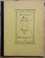 Bessie Lispenard - Astrological Basic Principles Book 1, 1954