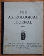 The Astrological Journal Volume 1 Number 2, April 1959
