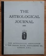 The Astrological Journal Volume 2 Number 4 September 1960