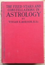 Vivian Robson - The Fixed Stars and Constellations in Astrology 1931, Copy 3
