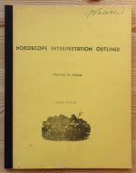 Charles Jayne - Horoscope Interpretation Outlined 1977