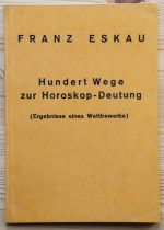 Frank Eskau - Hundert Wege zur Horoskop-Deutung 1958, Copy 2
