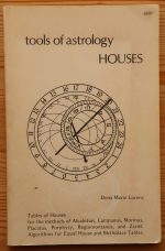 Dona Marie Lorenz - Tools of Astrology: Houses 1973, Copy 3
