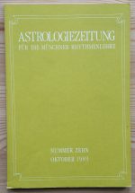 Astrologiezeitung für die Münchner Rhythmenlehre Nummer Zehn, Oktober 1989