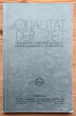Qualität der Zeit: Tradition und Fortschritt der Klassischen Astrologie 40. Nummer, Juni 1980