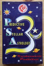 K. S. Krishnamurti - 3rd Reader: Predictive Stellar Astrology 2011