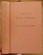 Ivy M. Goldstein-Jacobson - Simplified Horary Astrology 1975 Copy 2 SIGNED WITH LETTER