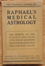 Raphael – Raphael’s Medical Astrology 1937