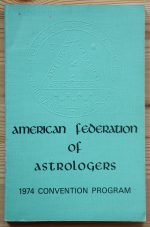American Federation of Astrologers - AFA Convention Program 1974