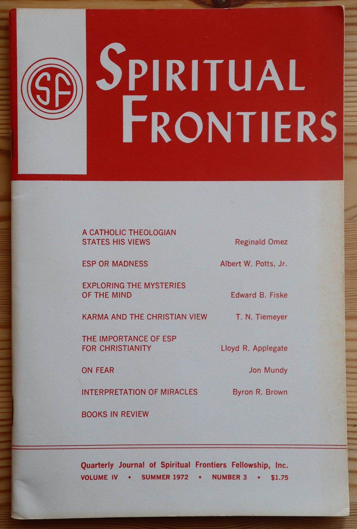 Spiritual Frontiers Magazine Lot of 13, 1971-1974 - Image 6