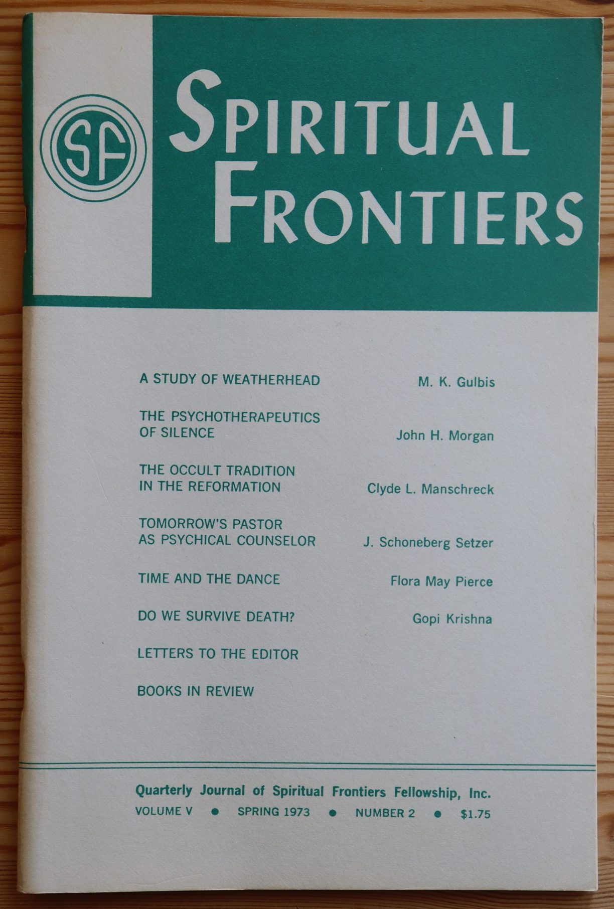 Spiritual Frontiers Magazine Lot of 13, 1971-1974 - Image 9
