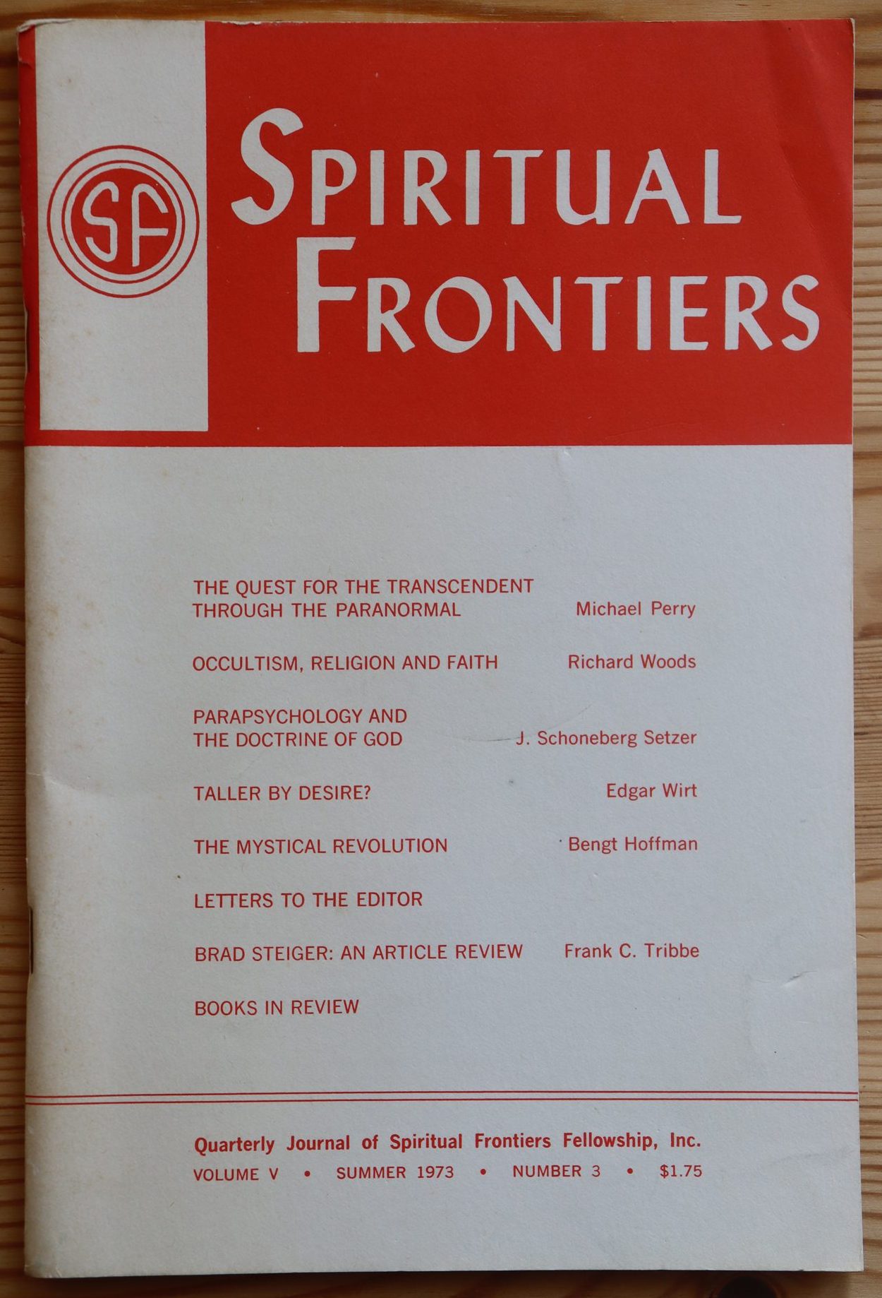 Spiritual Frontiers Magazine Lot of 13, 1971-1974 - Image 10