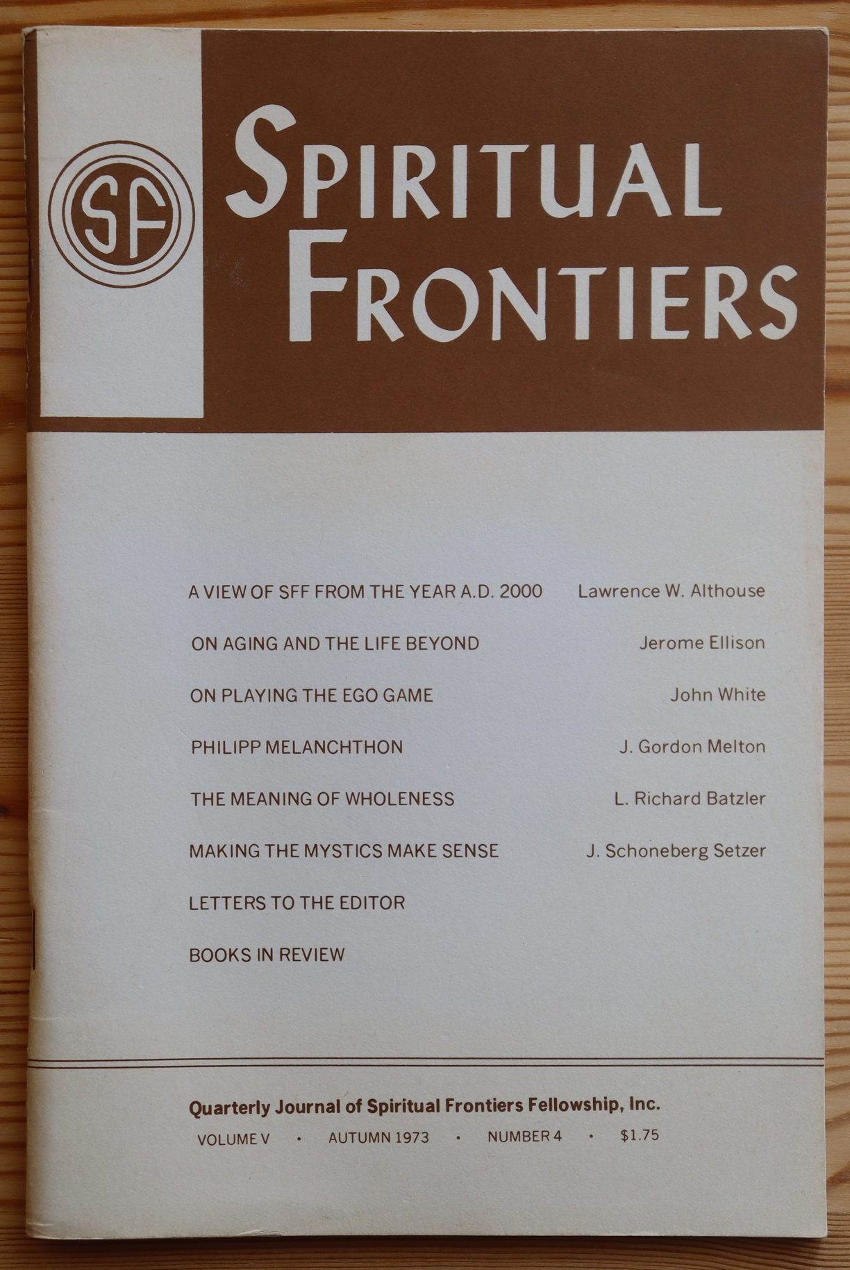 Spiritual Frontiers Magazine Lot of 13, 1971-1974 - Image 11