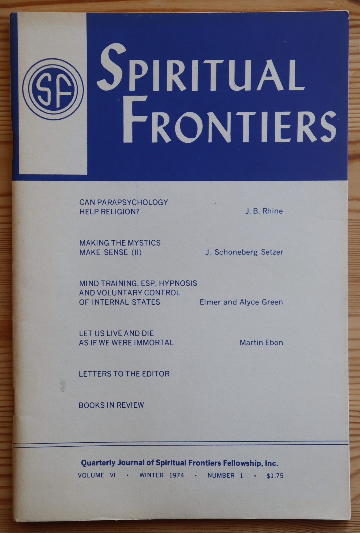 Spiritual Frontiers Magazine Lot of 13, 1971-1974 - Image 12