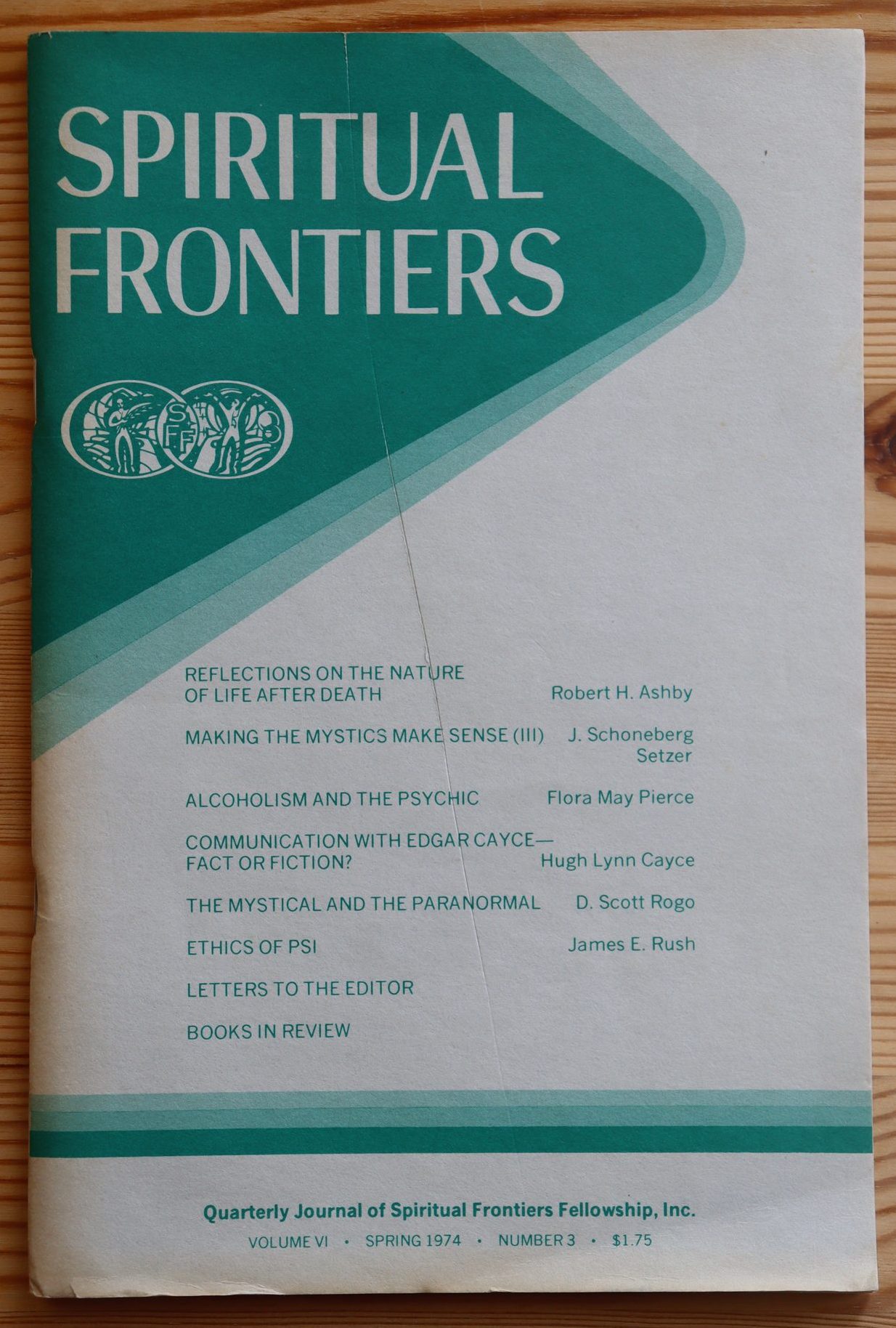 Spiritual Frontiers Magazine Lot of 13, 1971-1974 - Image 13