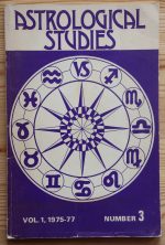 Elizabeth Tessier - Astrological Studies Vol. 1 Number 3: The Signs and the Planets in the Signs 1977