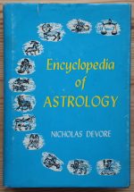 Nicholas DeVore – Encyclopedia of Astrology, Bonanza Books hb/dj, Copy 7