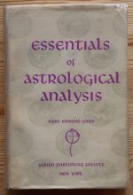 Marc Edmund Jones - Essentials of Astrological Analysis 1960, Copy 6